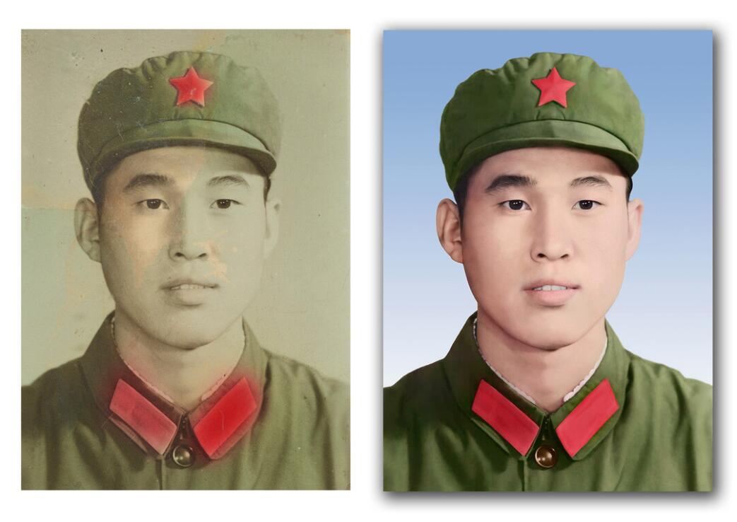 汶上破损照片修复-18